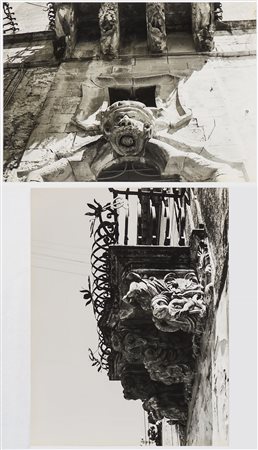 GIUSEPPE LEONE Ragusa 1960 circa due stampe alla gelatina ai sali d'argento -...