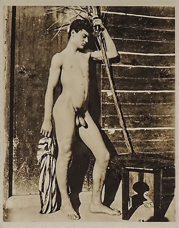 WILHELM VON GLOEDEN (1856-1931) Nudo maschile - Male Nude stampa alla...