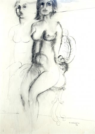 CASSINARI BRUNO (Piacenza 1912 - Milano 1992) "Figura" 1970 "Figura" 1970,...