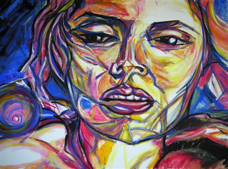 DA VINICIO SILVIO (Milano 1959) "Il piacere" 2008 Acrilici su tela cm. H:...