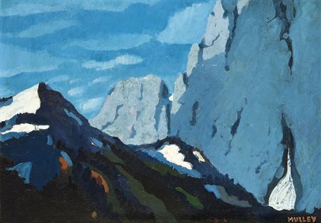 OSKAR MULLEY Klagenfurt, 1891 – Garmisch 1949 PAESAGGIO, 1930 CA. Olio su...