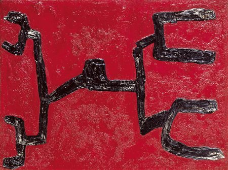 FRANCO BEMPORAD Firenze / Florenz 1926 – 1989 SENZA TITOLO, 1955 Polimaterico...