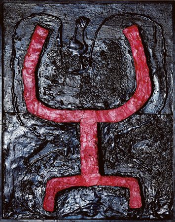 FRANCO BEMPORAD Firenze / Florenz 1926 – 1989 SENZA TITOLO, 1955 Polimaterico...