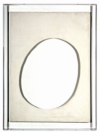 DADAMAINO Milano / Mailand 1930 – 2004 VOLUME, 1958 Idropittura su tela, 70 x...