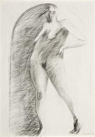 ADOLF FROHNER Großinzerdorf 1934 – Vienna / Wien 2007 RITRATTO DI DONNA, 1970...