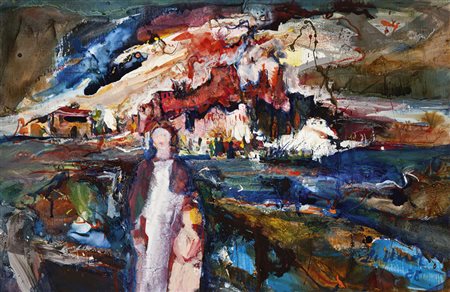 FRANZ LETTNER Innsbruck 1909 – 1998 COMPOSIZIONE N. X X VI, 1968 Tecnica...