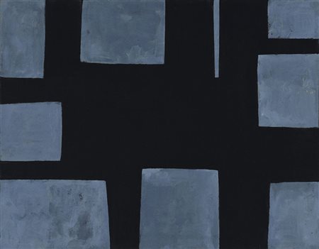 MARIO BALLOCCO Milano / Milano 1913 – 2008 GRATA, 1954 Olio su tela, 40 x 50...