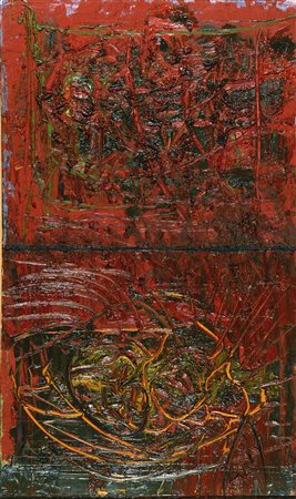 ALBERTO MONTRASIO Monza 1937 INSETTO – PAESAGGIO, 1965 Olio su tela, 100 x 60...