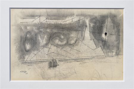 LYONEL FEININGER New York 1871 – New York 1956 WAKE COAST,1950 Acquarello su...