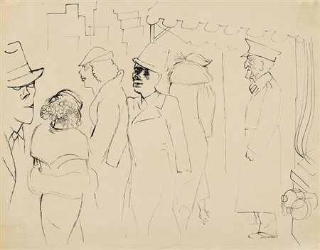 GEORGE GROSZ Berlino / Berlin 1893 – Berlino / Berlin 1953 BERLINER STRASSE...