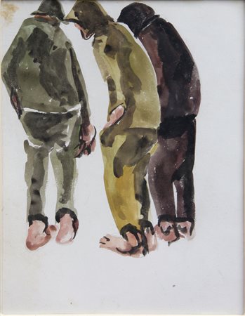 LORENZO VIANI Viareggio 1882 – Ostia 1936 SENZA TITOLO, 1919 Acquerello, 30 x...