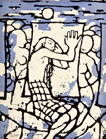 FELICE CASORATI Novara 1883 – Torino / Turin 1963 DONNA SEDUTA, 1946...