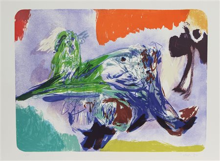 Jorn Asger Senza titolo, 1970 litografia su carta, cm. 56x76, es. 4/75...