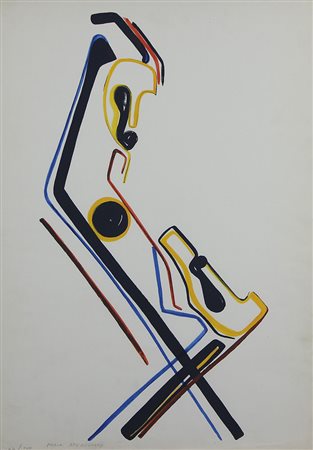 Atchugarry Pablo Senza titolo litografia su carta, cm. 71x51, es. 44/100...