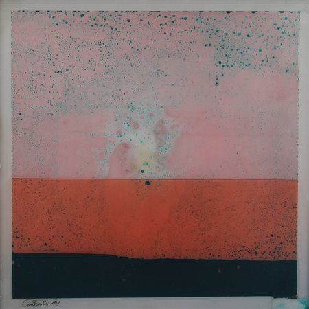 Contenotte Bruno Senza titolo, 1969 colori liquidi entro plexiglass, cm....