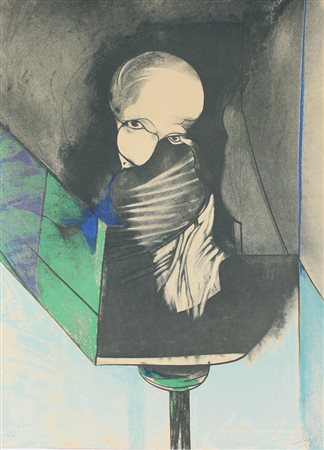 Dova Gianni Senza titolo serigrafia su carta Fabriano, cm. 93x68,5, es....