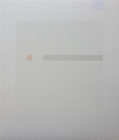 Calderara Antonio Quadrato, 1972 serigrafia su carta, cm. 39x33, es. 59/60...