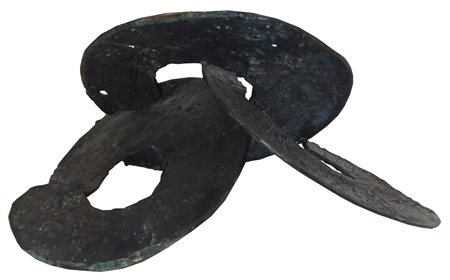 Frigerio Nicoletta Anelli lunari, 2007 scultura in bronzo, cm. 23x40x25...