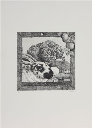 Bellini Paolo Senza titolo incisione su carta, cm. 70x50 (lastra cm....