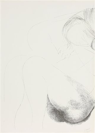 Greco Emilio Nudo femminile, 1965 litografia su carta, cm. 68x48, es. 16/180...