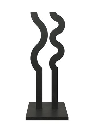 Ciussi Carlo III, 1988 scultura in ferro, h. cm. 86,5, pezzo unico firmata,...