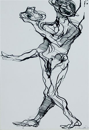 Colombotto Rosso Enrico Senza titolo china su carta Fedrigoni 350 gr., cm....