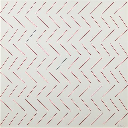 Nigro Mario Senza titolo litografia su carta, cm. 70x70, es. 20/75 firmata in...