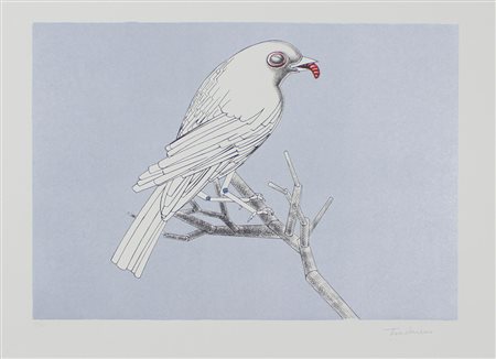 Turchiaro Aldo Aspettando, 1977 litografia a 4 colori su carta, cm. 50x70,...