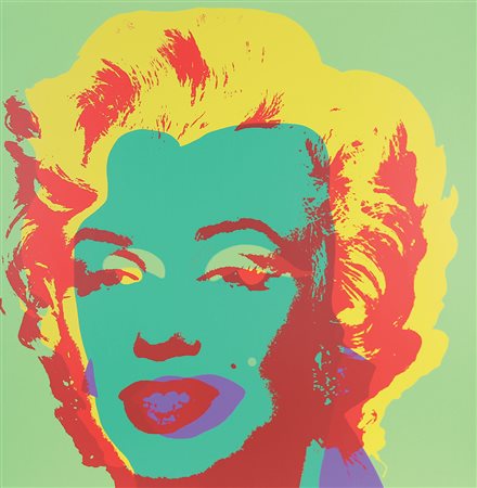 Warhol Andy (D'Aprés) Marilyn Monroe 11.25 serigrafia su carta, cm. 91x91 al...