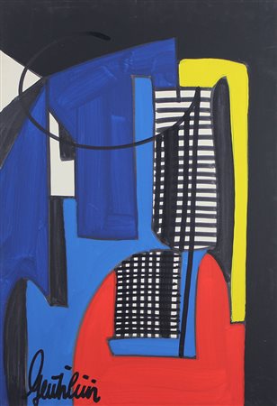 Gentilini Aldo Senza titolo olio su tela, cm. 100x70 firmato in basso a...