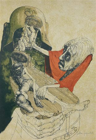 Pregnolato Walter Il Lagher, 1975 serigrafia su carta, cm. 70x50, es. 4/120...