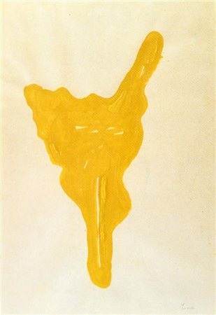 LEONCILLO Senza titolo Tecnica mista su cartoncino cm. 100x70 firmata...