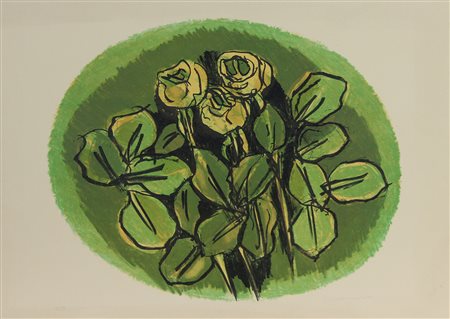 Morlotti Ennio Senza titolo litografia su carta, cm. 50x70, es. 29/99 firmata...