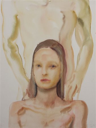 Lombardo Federico Senza titolo, 2005 acquerello su carta, cm. 76x58 firmato e...