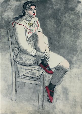 Tognoli Vito Senza titolo litografia su carta, cm. 80x60, es. 7/100 firmata...