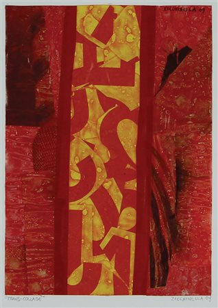 Zicchinella Joseph Frammenti d'emozione, 2009 tecnica mista su cartoncino,...