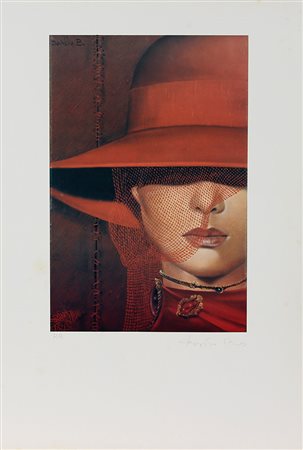 Dovilio Brero Senza titolo litografia su carta, cm. 70x50, es. prova d'autore...