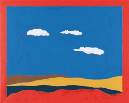 TANO FESTA (1938 - 1988) Senza titolo 1986 acrilico su tela cm 80x100 firmato...