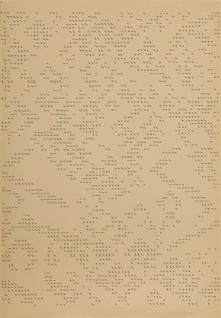 DADAMAINO (1935 - 2004) Alfabeto della mente Lettera 13, agosto 1980...