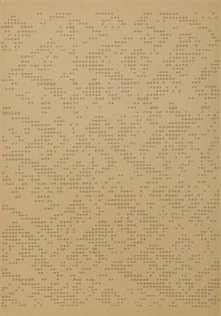 DADAMAINO (1935 - 2004) Alfabeto della mente Lettera 12, aprile 1980...