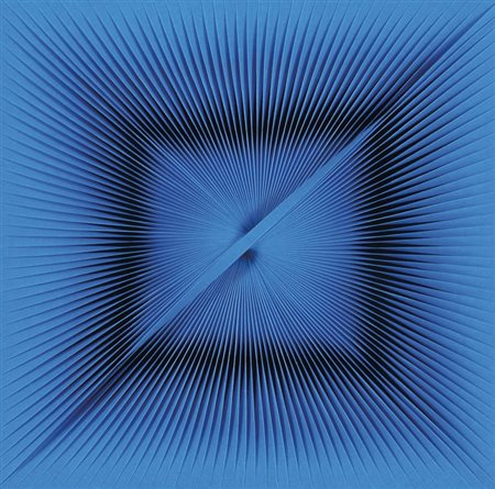 TONI COSTA (1935 - 2013) Dinamica visuale 1976 tela colorata in rilievo cm...