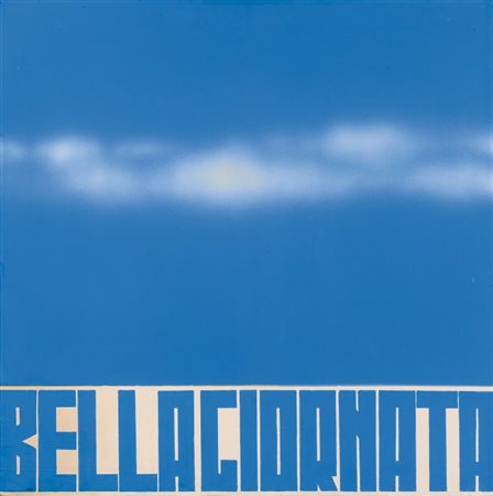 ANTONIO CARENA (1925 - 2010) Bella giornata 1989 acrilico su tela cm 100x100...