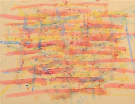 TANCREDI (1927 - 1964) Senza titolo 1951 tempera su carta cm 47,5x36...