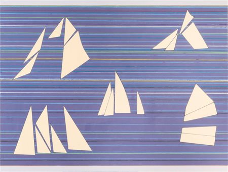 RENATO MAMBOR (1936) Non puoi cambiare il vento 2008 acrilico su tela cm...