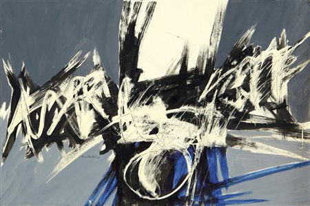 ANTONIO RECALCATI (1938) Senza titolo 1959 tecnica mista su carta cm 33x48,5...