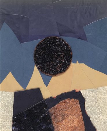 ROBERTO CRIPPA (1921 - 1972) Senza titolo 1965 collage su tavola cm 65x54...