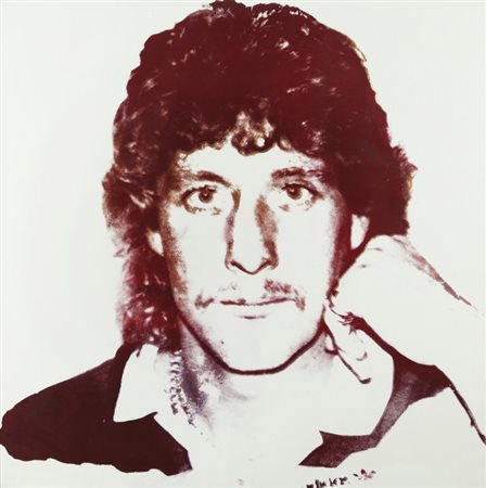 ANDY WARHOL (1928 - 1987) Toni Schumacher 1983 serigrafia su carta cm 101x101...