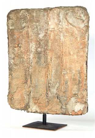 KENGIRO AZUMA (1926) Senza titolo anni Sessanta ferro e cemento cm 58x42...