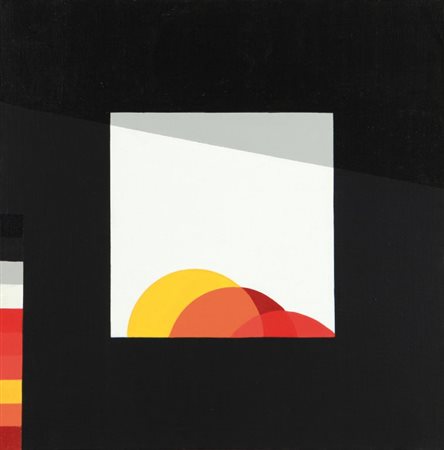 JOEL STEIN (1926 - 2012) Accord secret III Jaune Orange et Rouge Ete'1993...