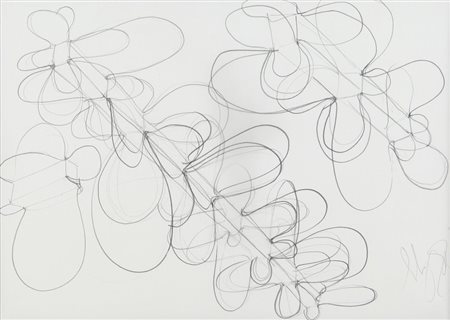 ANTHONY CRAGG (1949) Senza titolo 1990 matita su carta cm 30x42 firmato in...